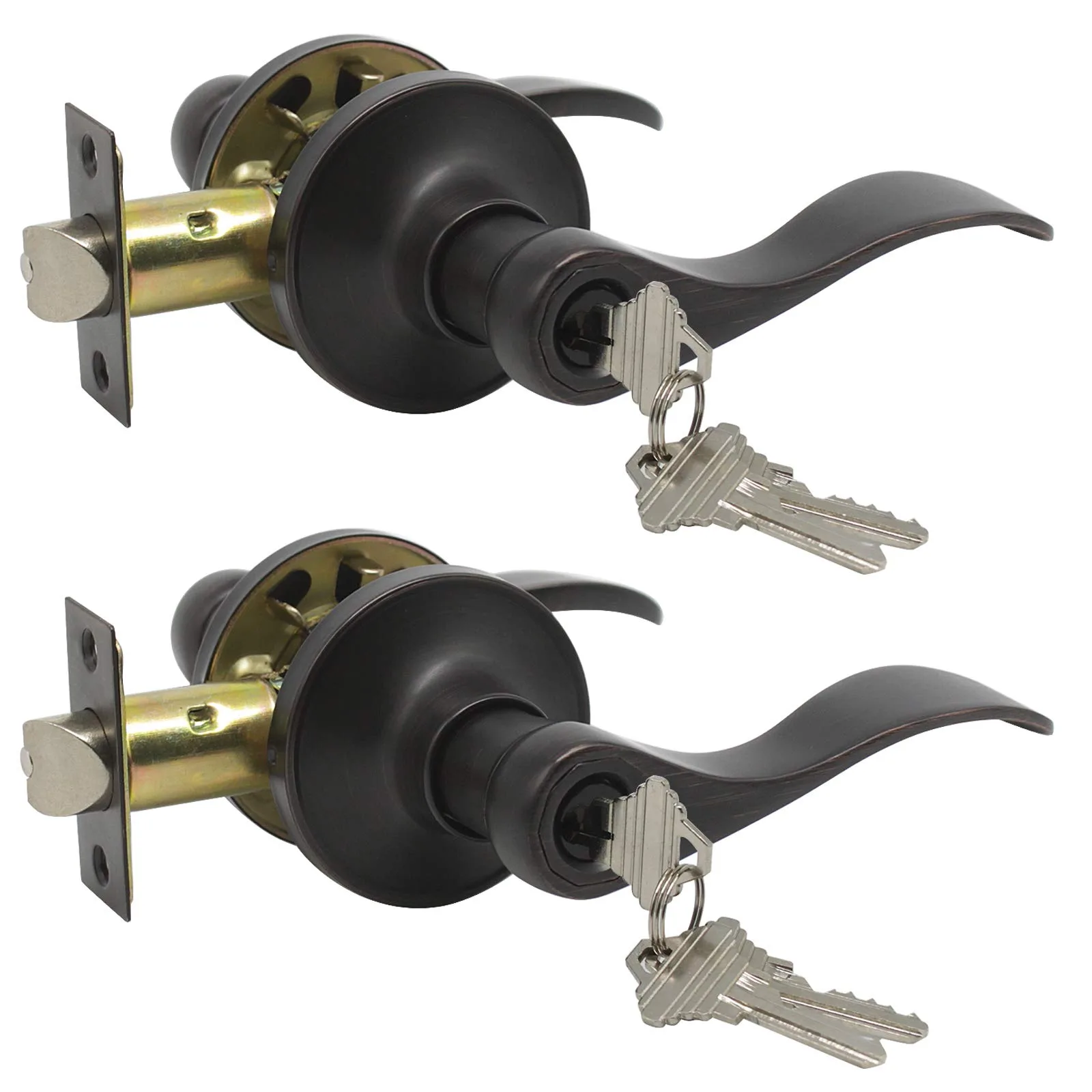 Gobrico Door Handle Lock Set image 2