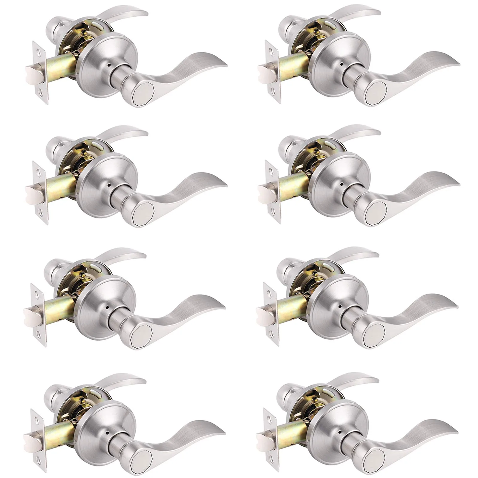 Gobrico Door Hinge Satin Nickel image 2