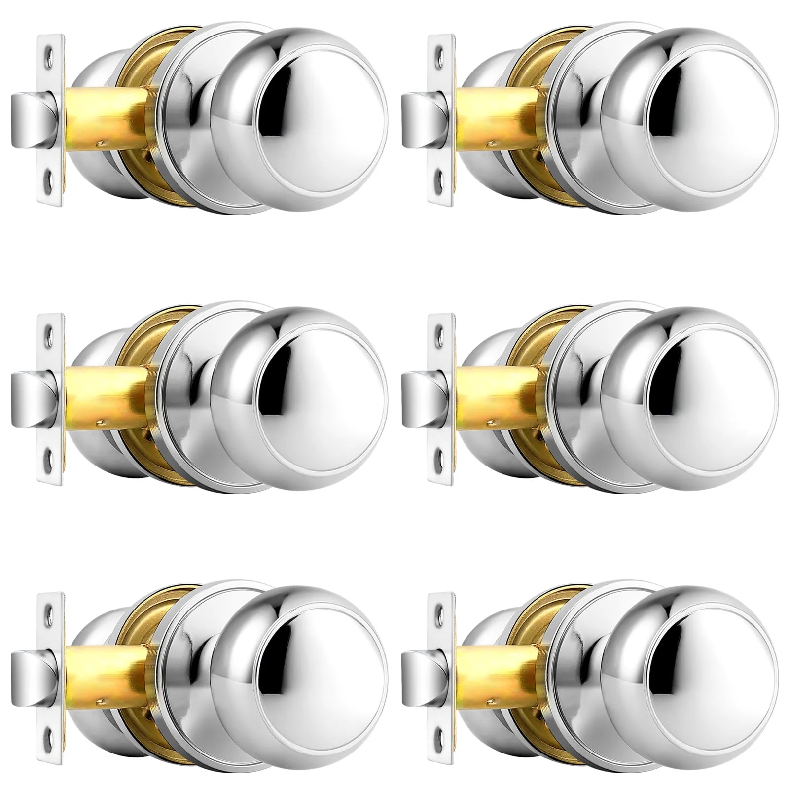 Probrico Closet Door Knob Set image 2