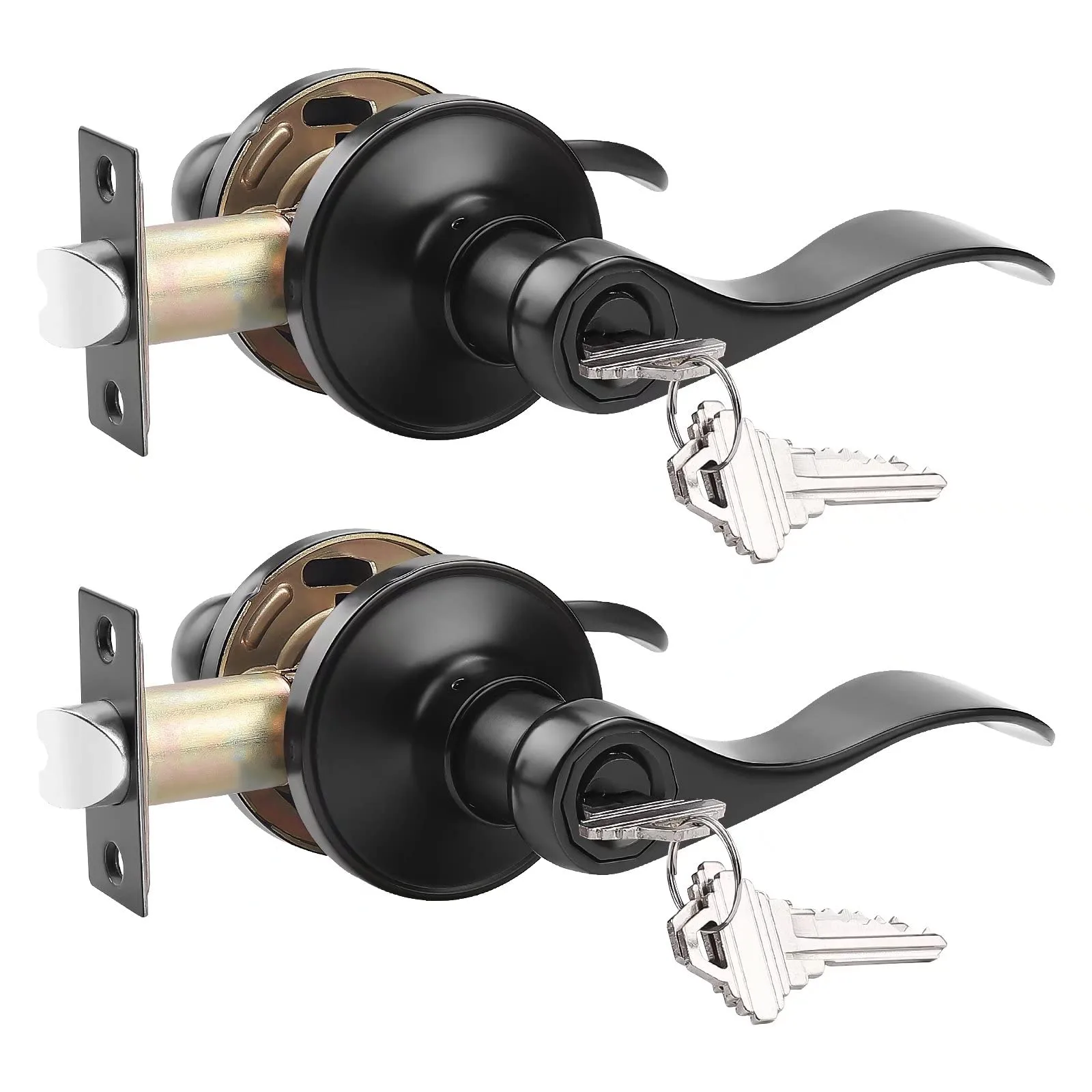 Probrico Door Lock Handle Combo image 2