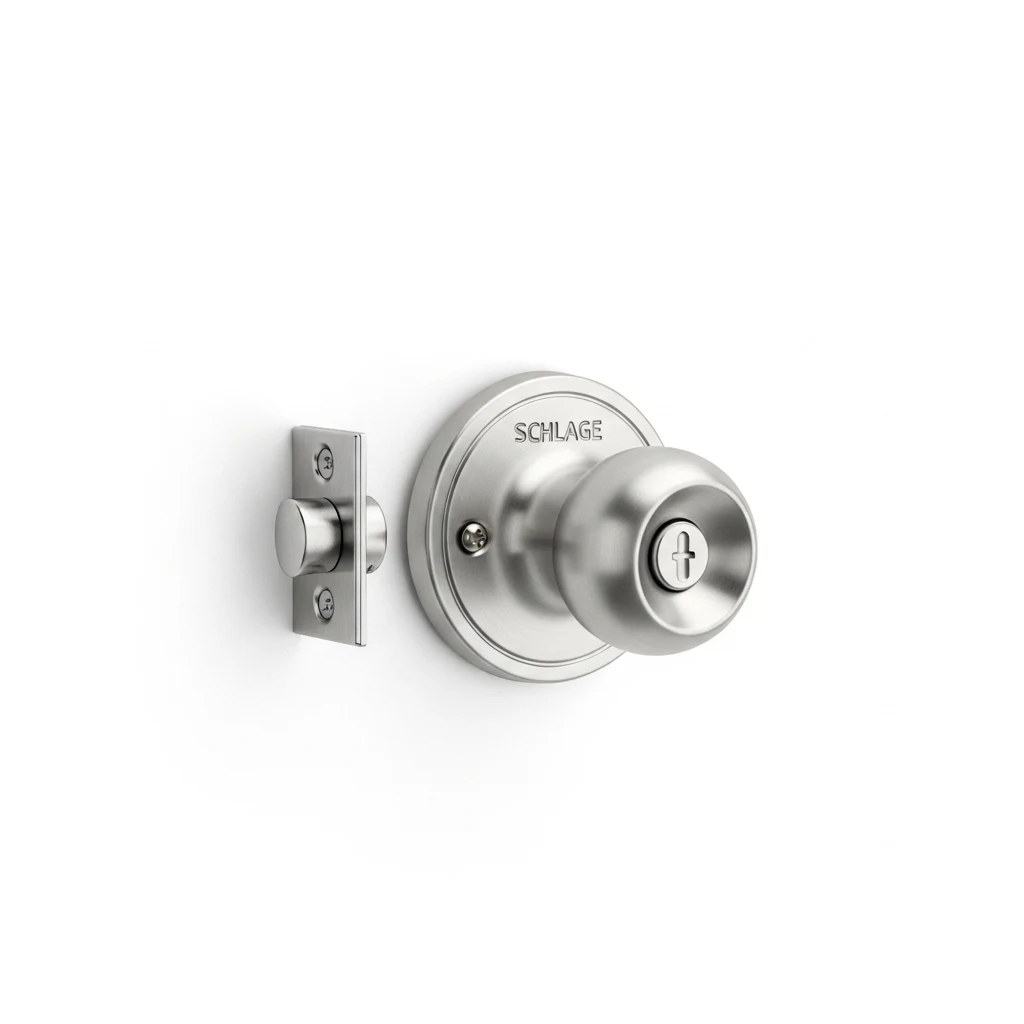 Schlage F10 Passage Door Knob image 3